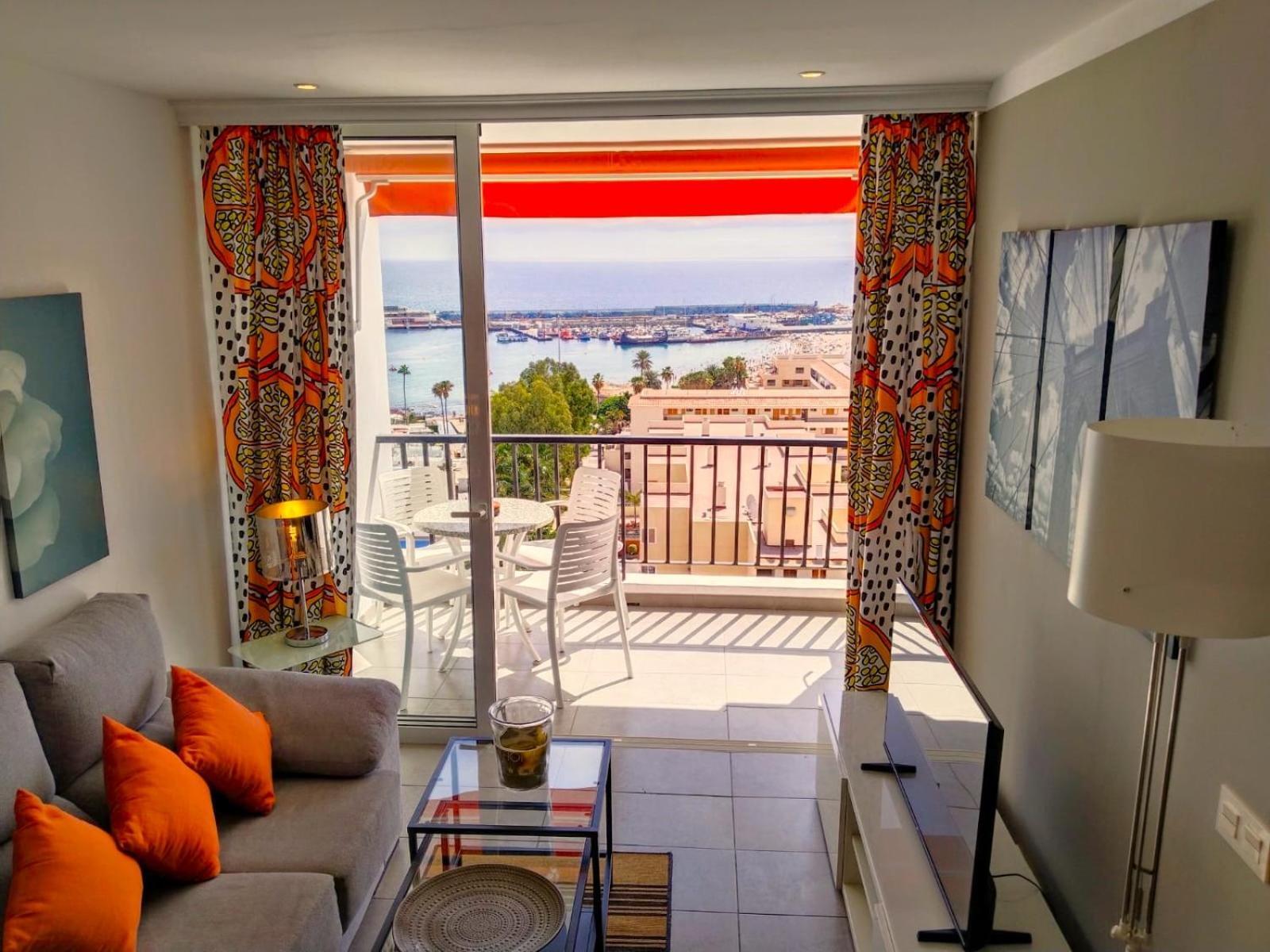 Los Cristianos Appartement Orange Trees Vue Mer Panoramique Exteriör bild
