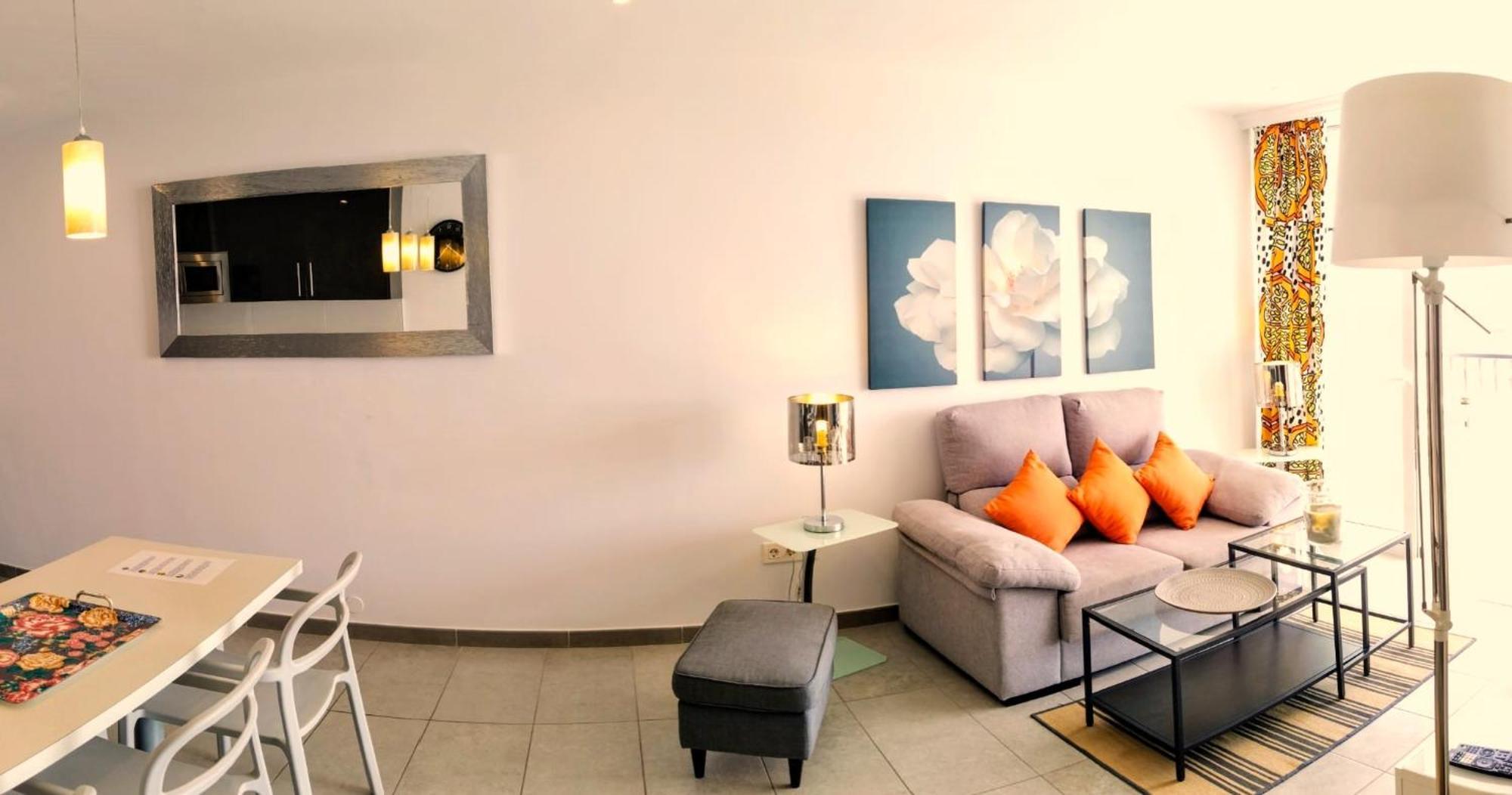 Los Cristianos Appartement Orange Trees Vue Mer Panoramique Exteriör bild